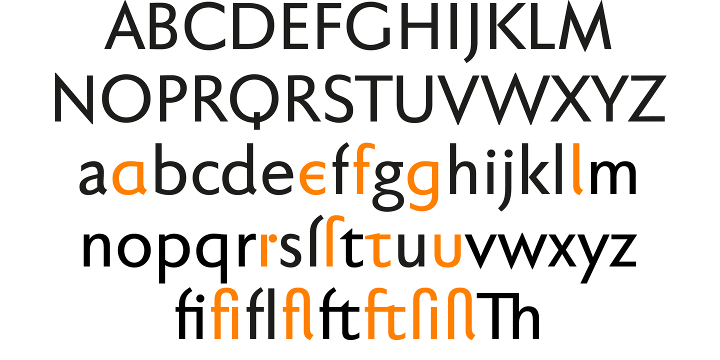 Faber Sans Pro Fett Font preview